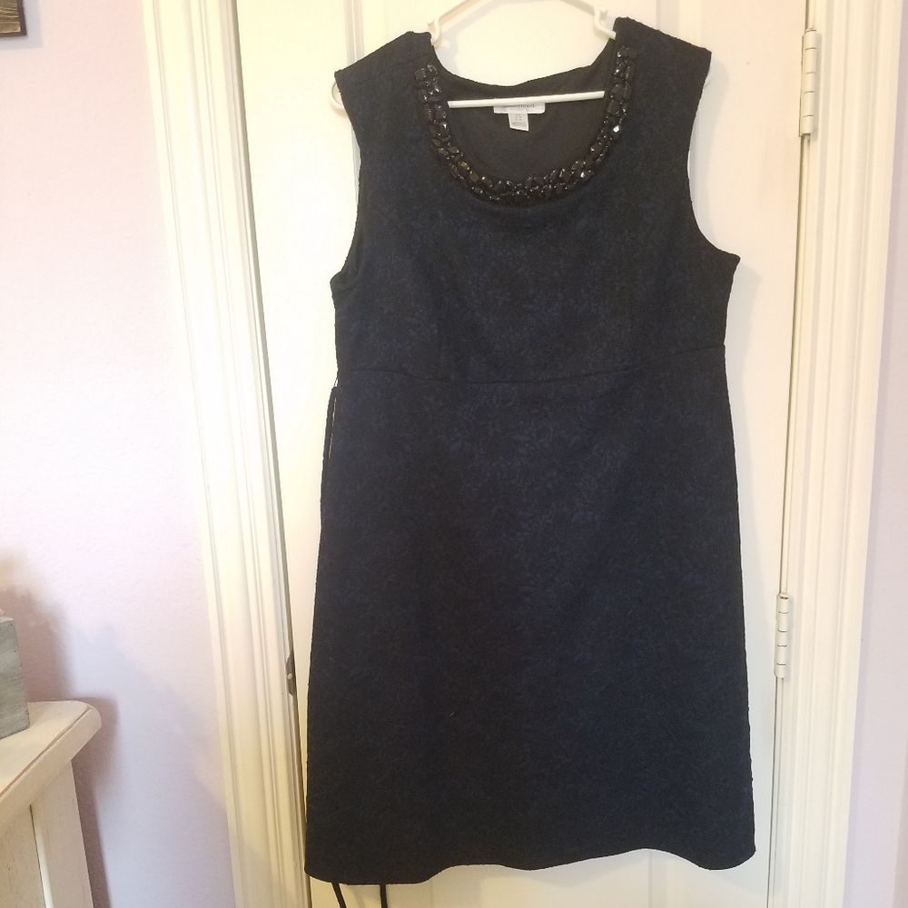 Motherhood Maternity Navy and Black  Dress